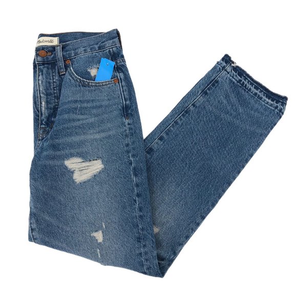 Madewell Blue Classic Straight Leg Jeans | Good Condition - Picture 1 of 7
